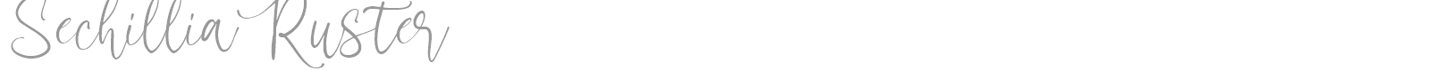 Sechillia Ruster font preview